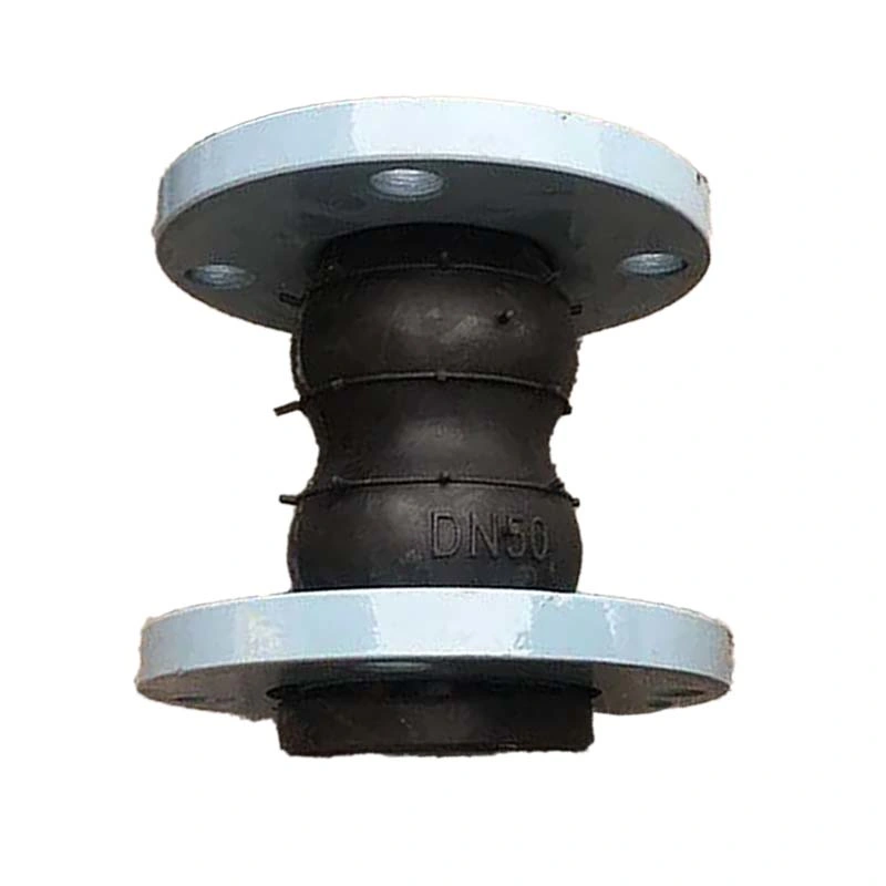 Pipe Connector Two Ball Type Rubber Joint with 316 Stainless Steel Flange