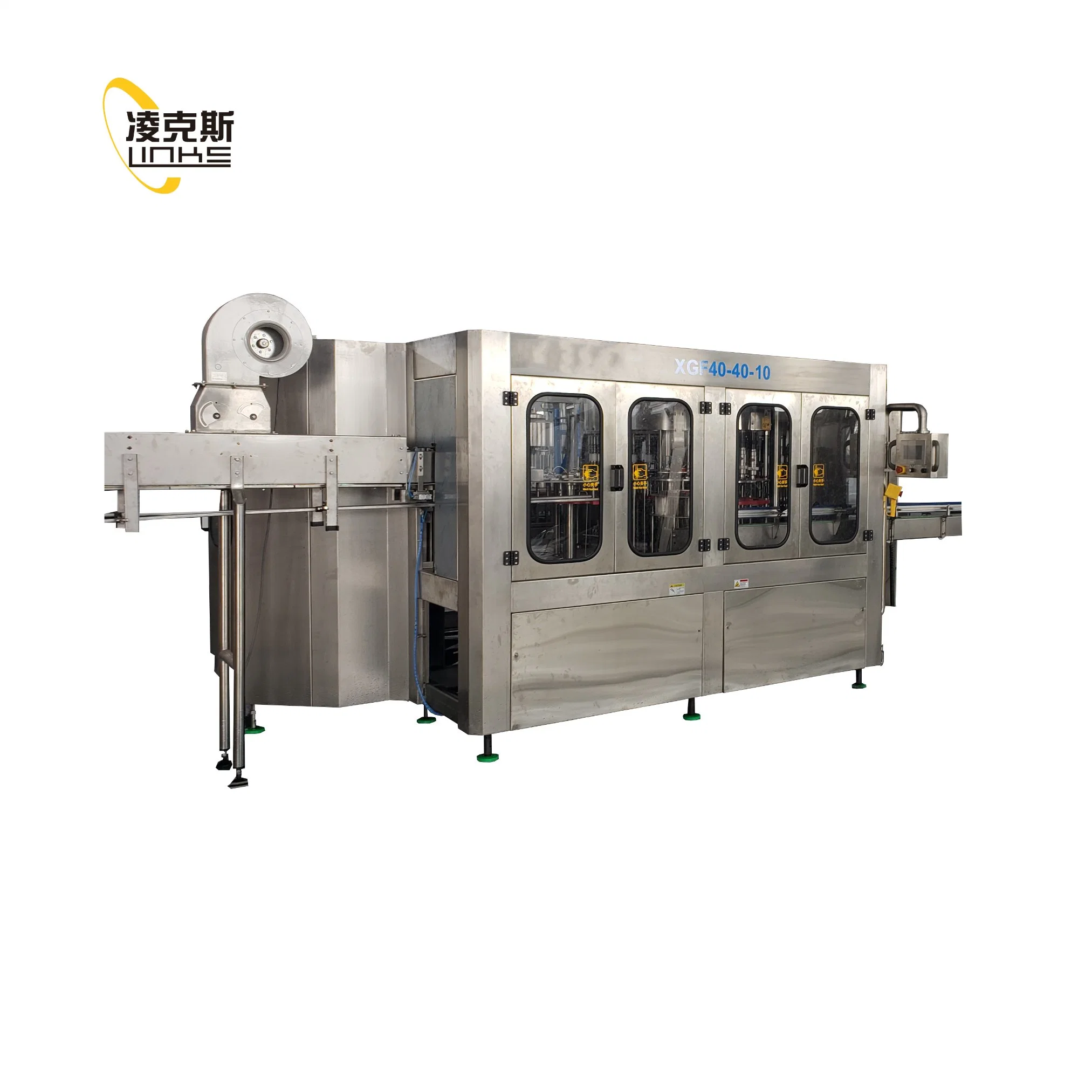 Automatic Monoblock Beverage Juice Water Filling Packing Machine