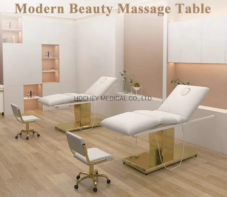 Hochey Salon Furniture for Electric Facial Table with Massage Tables