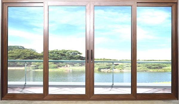 Aluminium Alloy and Wood Lift-Sliding Door with Multiple Rail for Different Needs