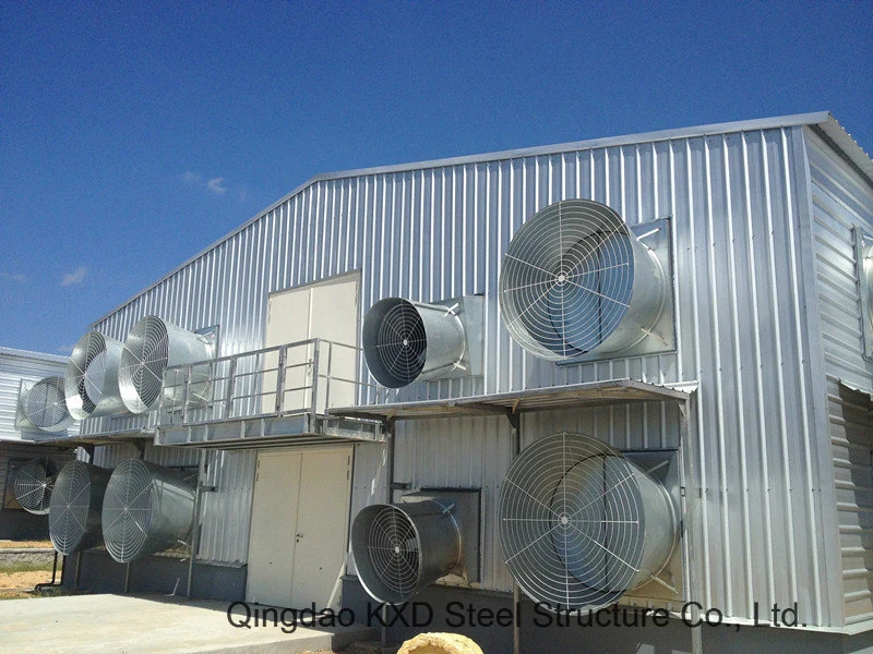 Prefabricated Light Steel Structure Poultry Farm Chicken House (KXD-PCH1)