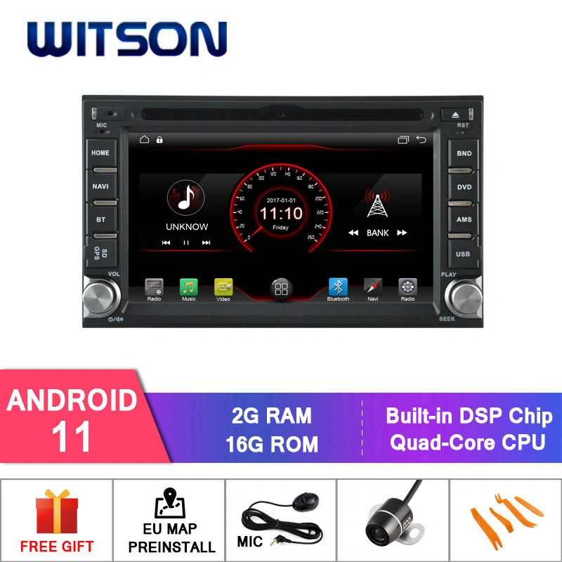 Witson Android 11 Auto DVD-Player für Hyundai, Nissan, Universal Auto Head Unit CarPlay Multimedia