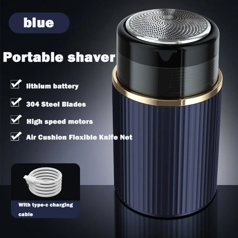 Novas máquinas de barbear recarregáveis Mini Pocket Wholesale Custom logo para homem Máquina de barbear eléctrica