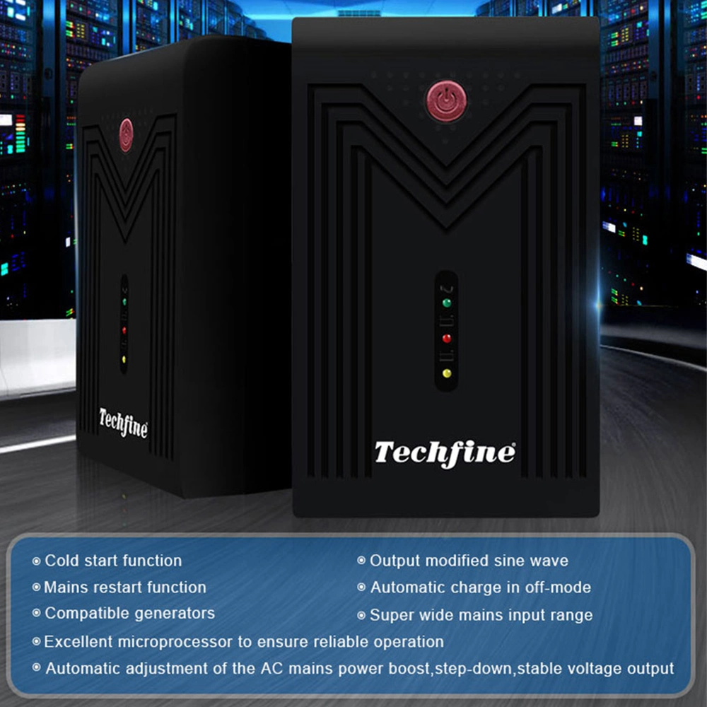 Carton Box or Wooden Pallets 6V Battery Uninterruptible Power Supply