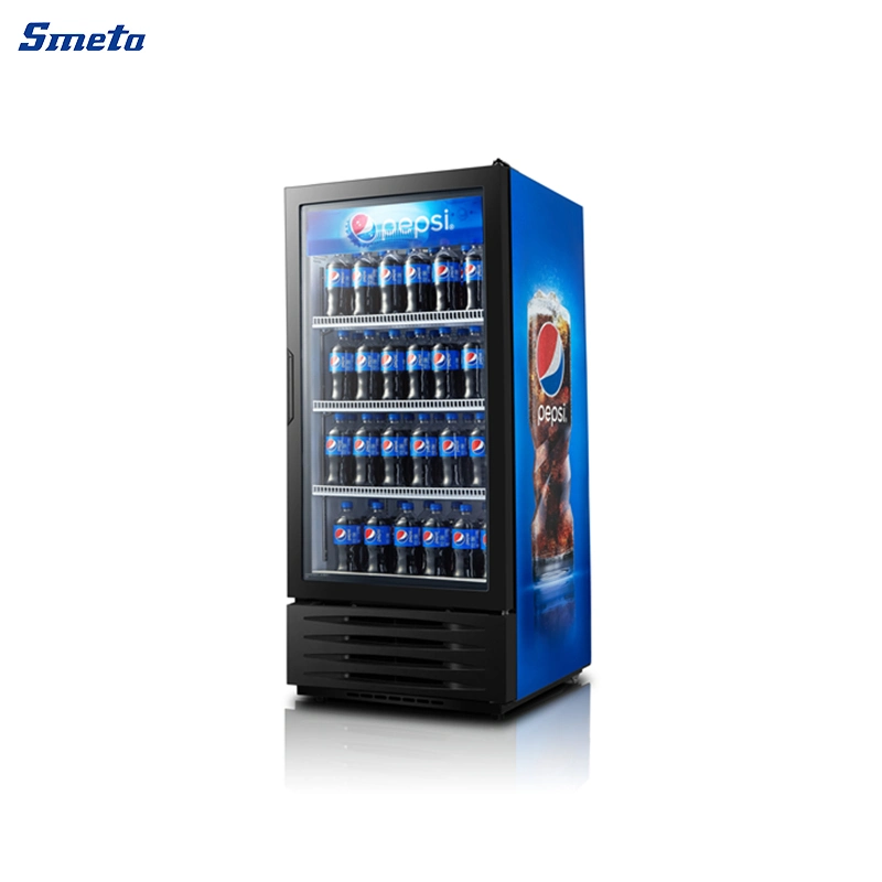 Smeta Comercial uso vidrio Puerta Display bebidas nevera con Individual Puerta