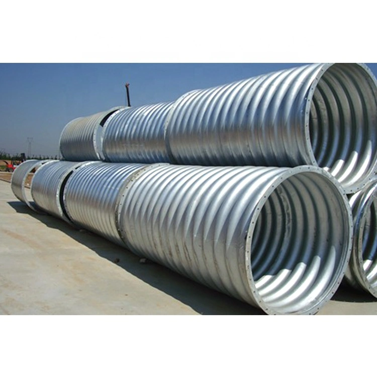 Corrugated Culvert Horseshoe Shaped Corrugated Steel Culvert Pipe