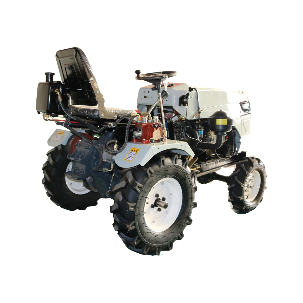 Equipo de máquina agrícola Motor de un cilindro tractor de ruedas pequeñas 25hp Para la venta