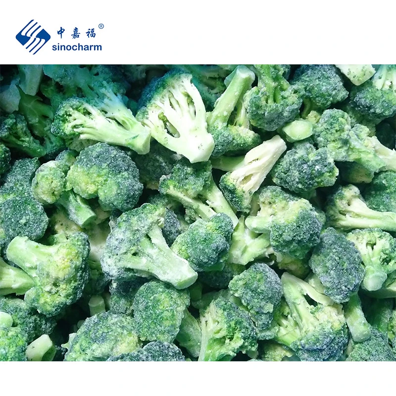 Sinocharm HACCP 3-5cm Frozen Green Vegetables Factory Price 10kg Bulk Fresh Wholesale/Supplier IQF Quick Frozen Broccoli