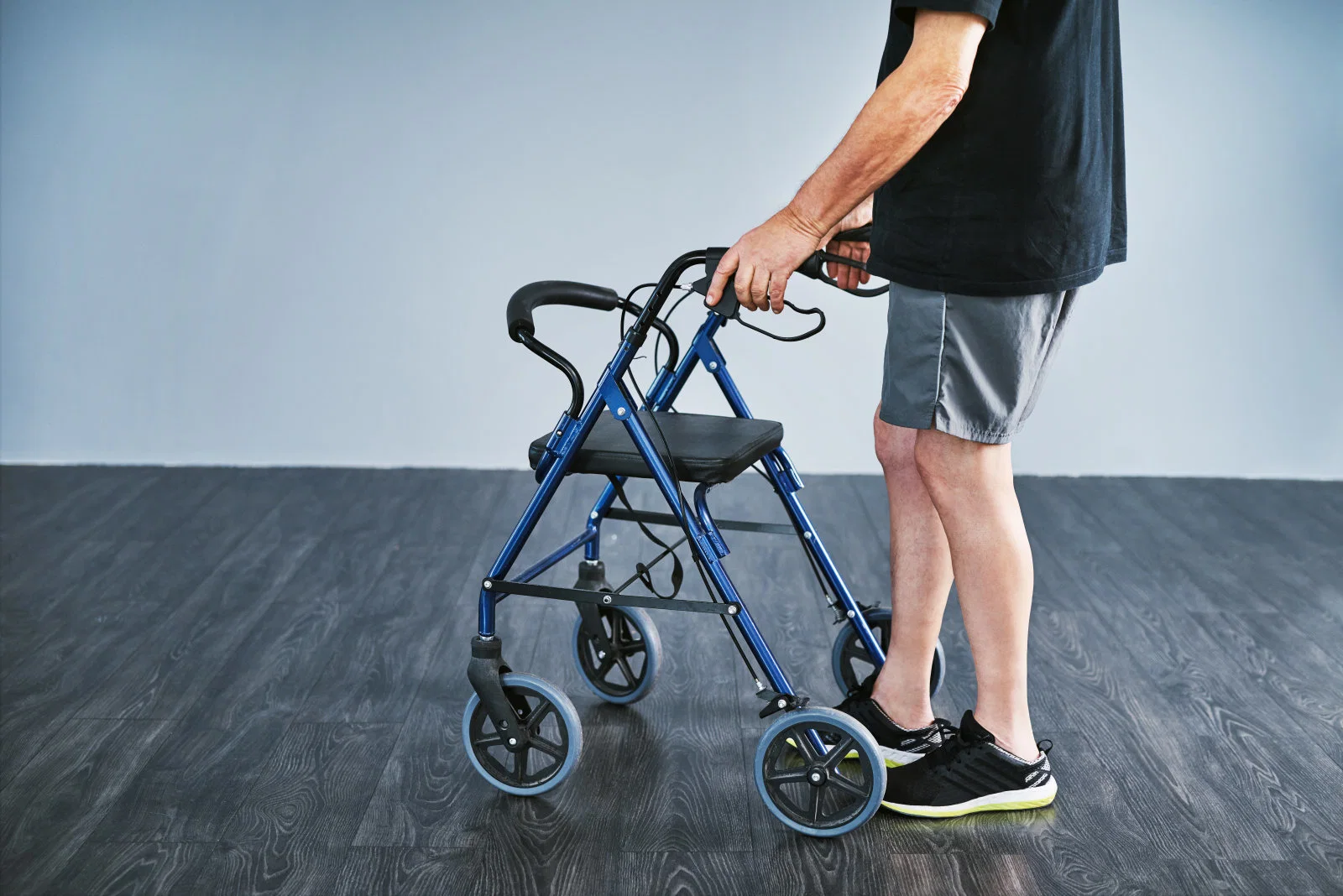 Four Elderly Aluminum Rollator Walker with Wheels Andador CE High quality/High cost performance  Bme 881