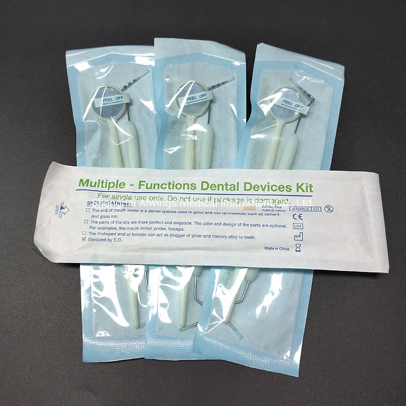 Dental Disposable Sterilized Dental Instrument Exam Kit (3 in 1)