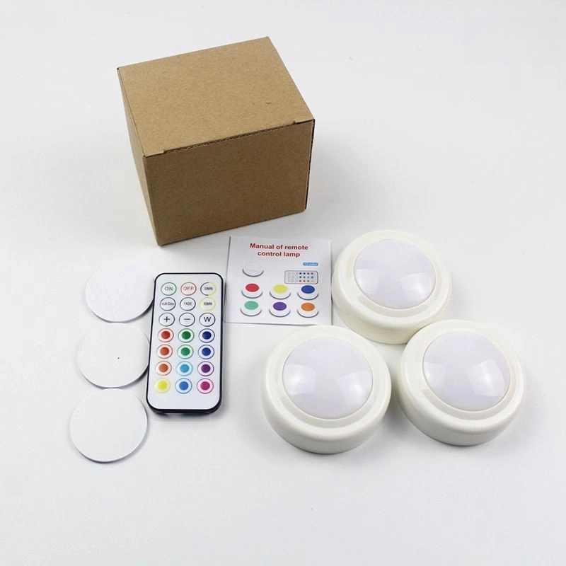 LED Nightlight 13-Color Remote Control RGB Clap Nightlight Wardrobe Bedside Feeding Cabinet Lamp Microscope Fill Light