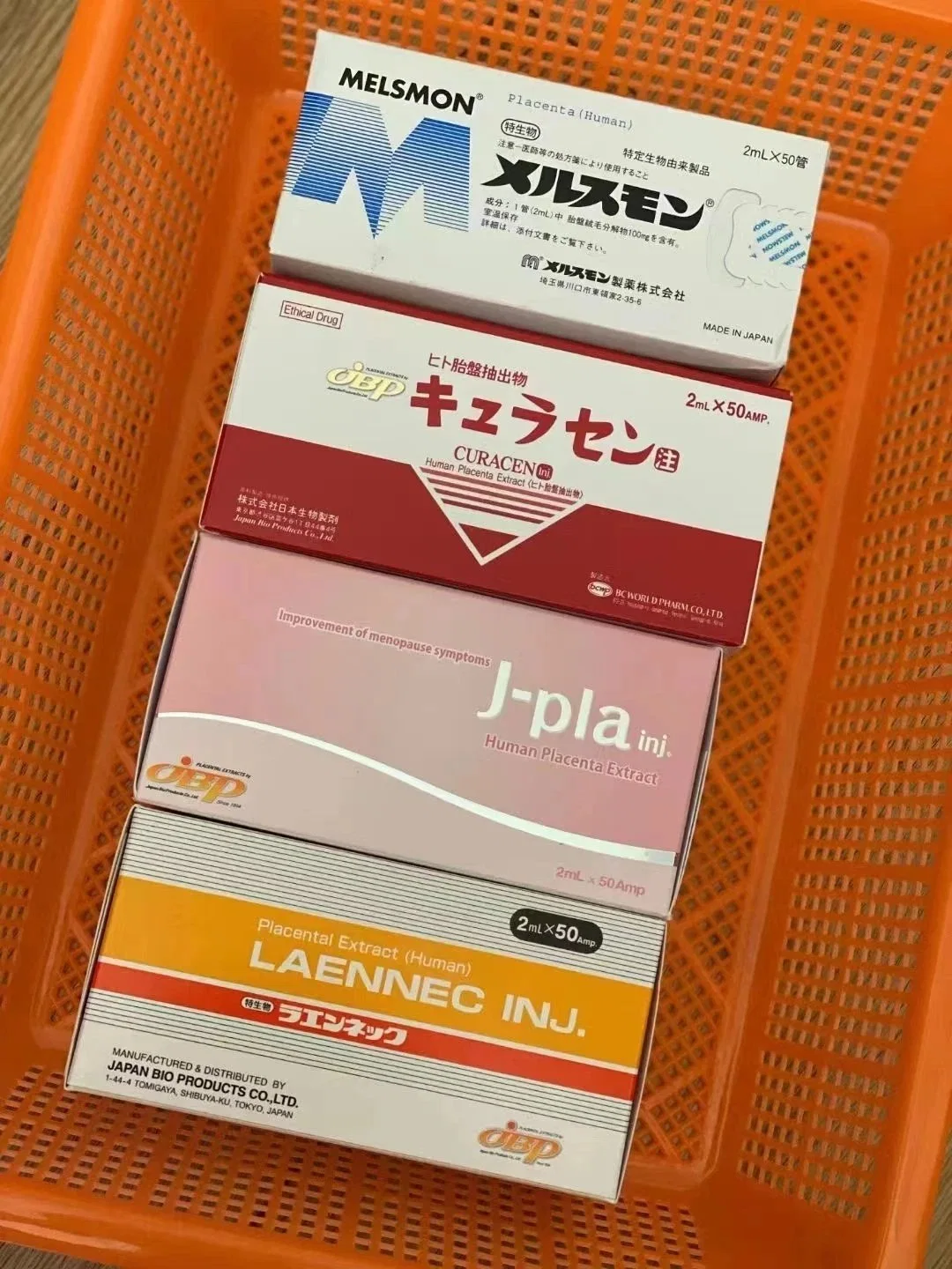 Japan Jbp Manufactured Hgf Human Placenta Laennec 50amg Laennec Ethical Drug Unique Technologies for Damaged Liver Melsmon