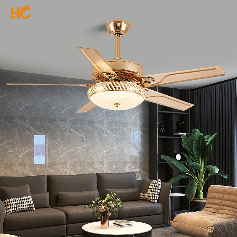 Ceiling Fan Kit Super Silent Classic Chandelier for Living Room Ceiling Fan Light