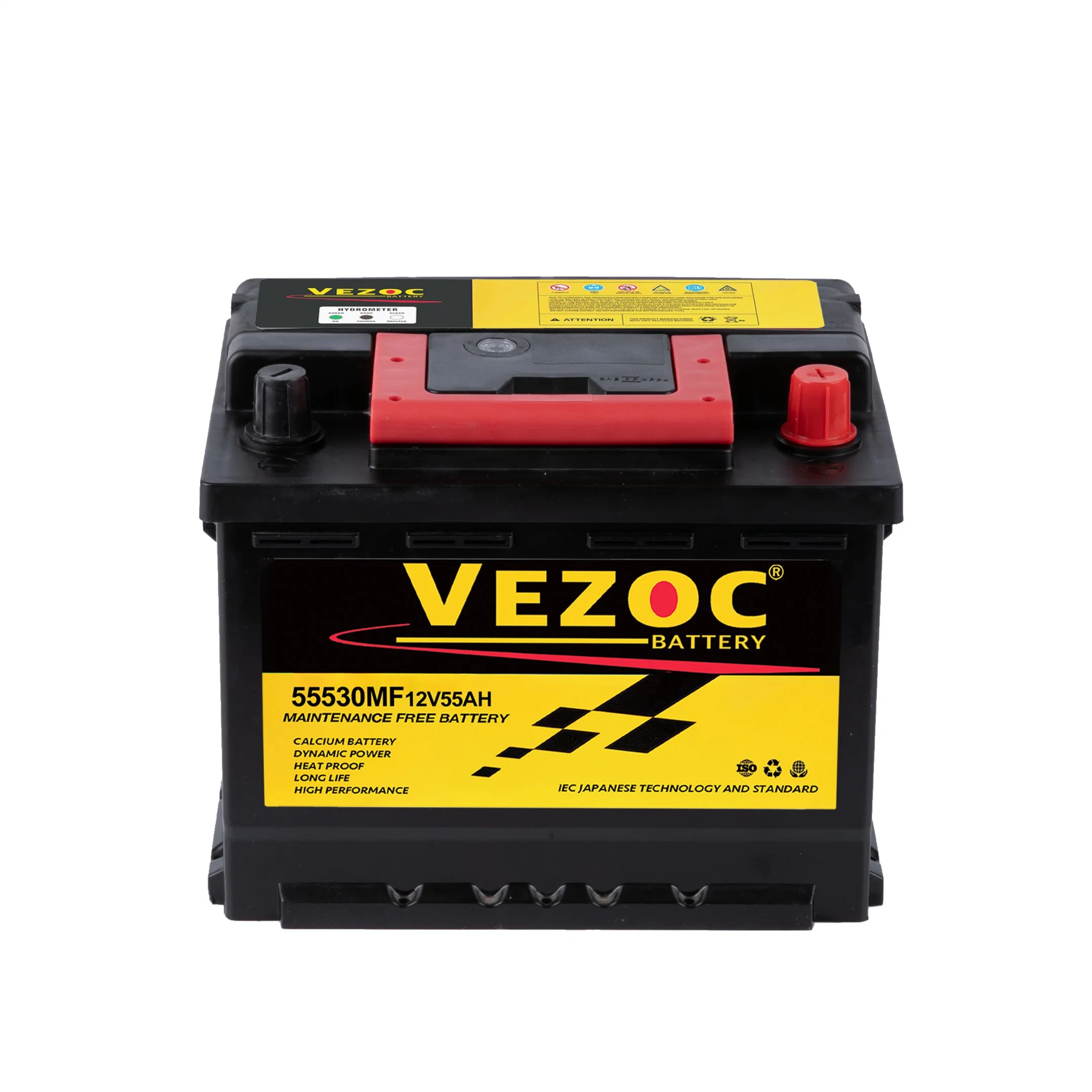 DIN55 55530 Maintenance Free Auto Battery 12V55ah Engine Starting European Standard Car Battery