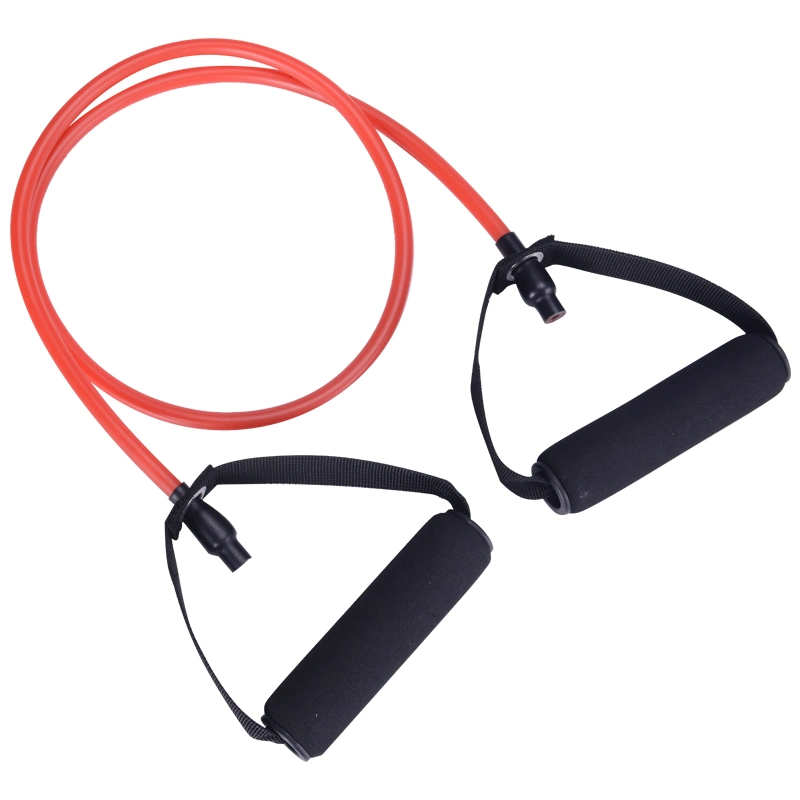 Home Fitness Exercise Dual Resistance Pull Rope Tube