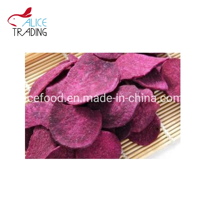 Vf Foods for All Age People Vacuum Fried Purple Sweet Potato Chips