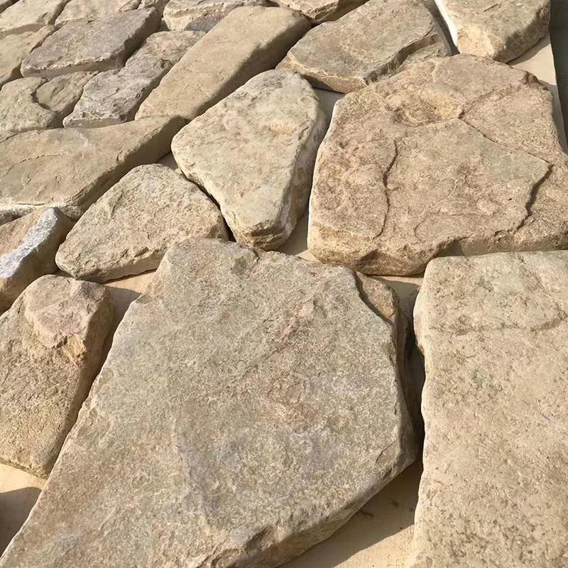 Grey and Rusty Quartzite Slate Culture Stone Paving Stone Z Shape and Irregular Shape Price
