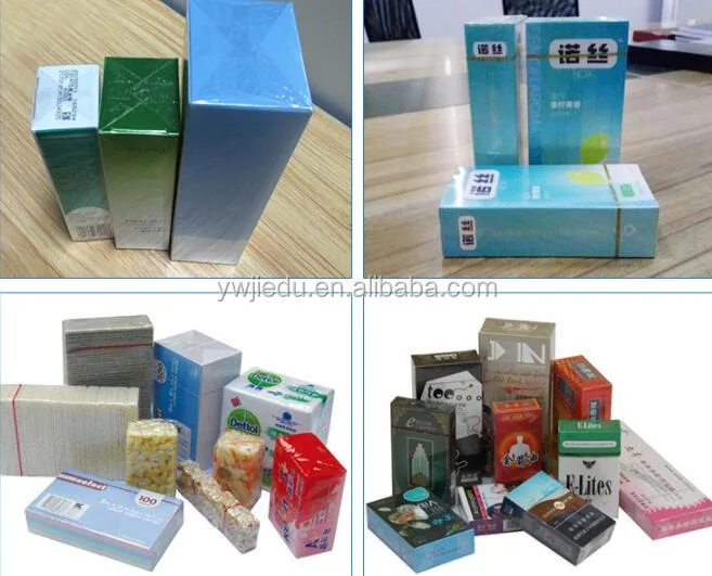 Transparent BOPP Film Shrink Wrapping Packing Machine for Box Film Overwrapping Packaging