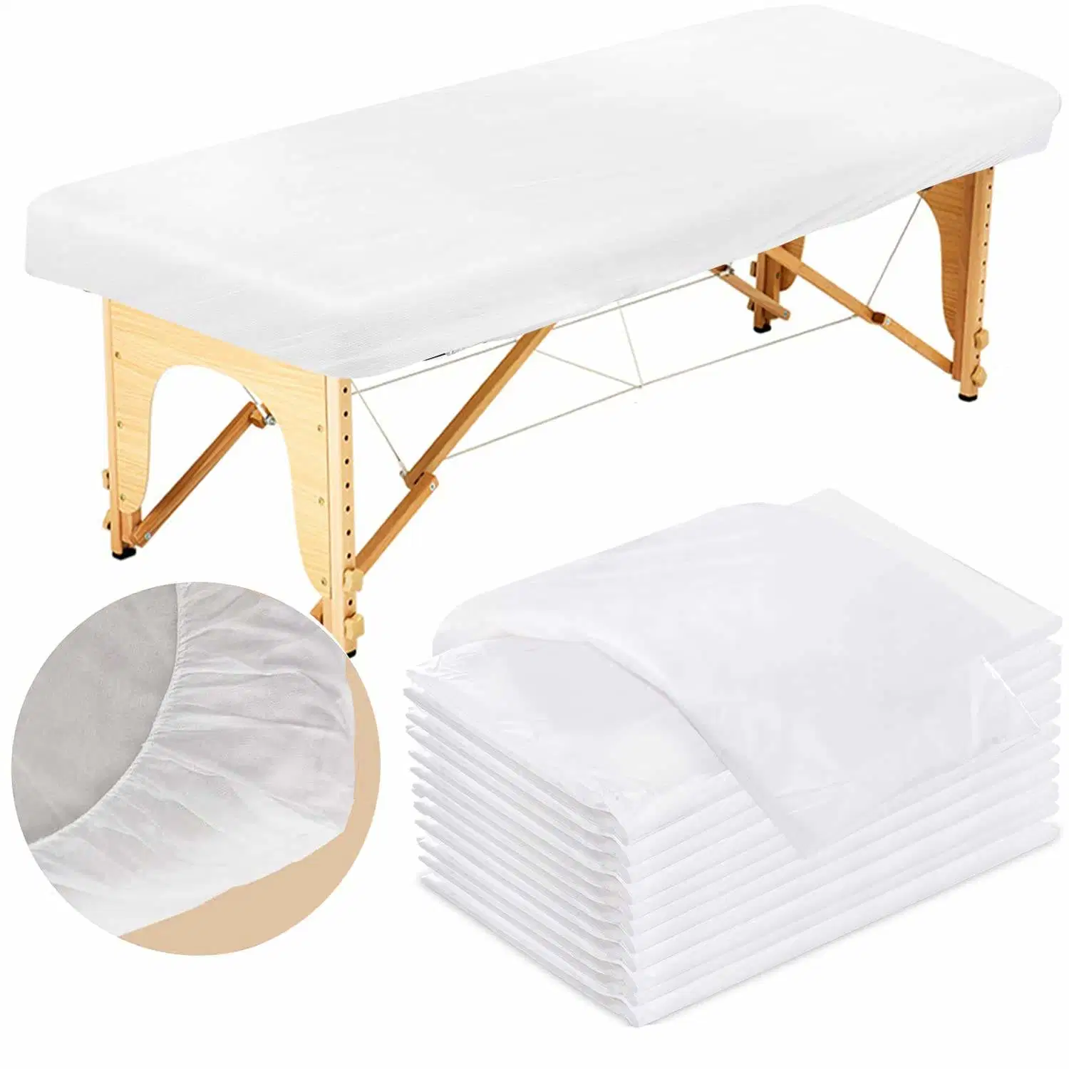 Hotel Home Beauty Room Use PP Non-Woven Disposable Waterproof Massage Bed Sheets Hospital Medical Bed Sheet