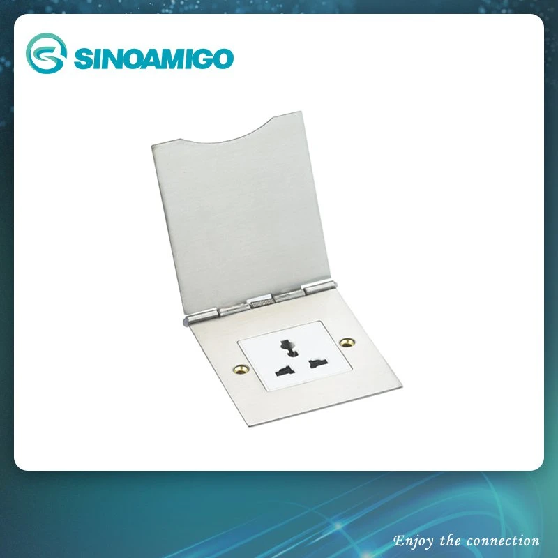 Sinoamigo Brass Alloy Open Type Floor Power Socket Junction Box