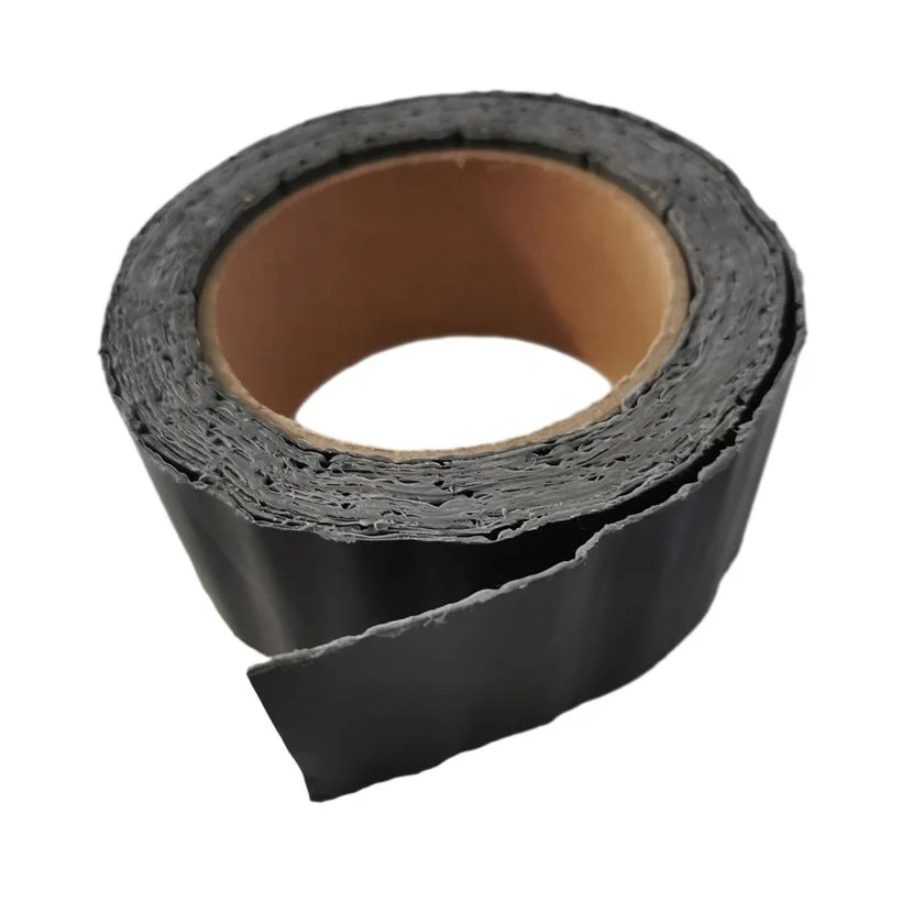 Stop Leak Tape Self Adhesive Black Aluminium Foil Polymer Rubber Waterproof Bandage