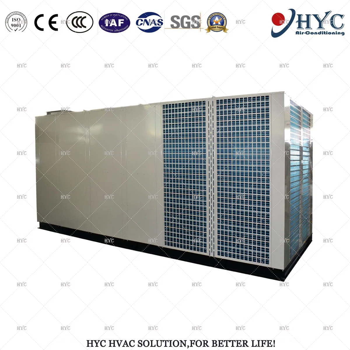 Large Cooling Capacity Packaged Rooftop Air Conditioner with Inverter Scroll Compressor