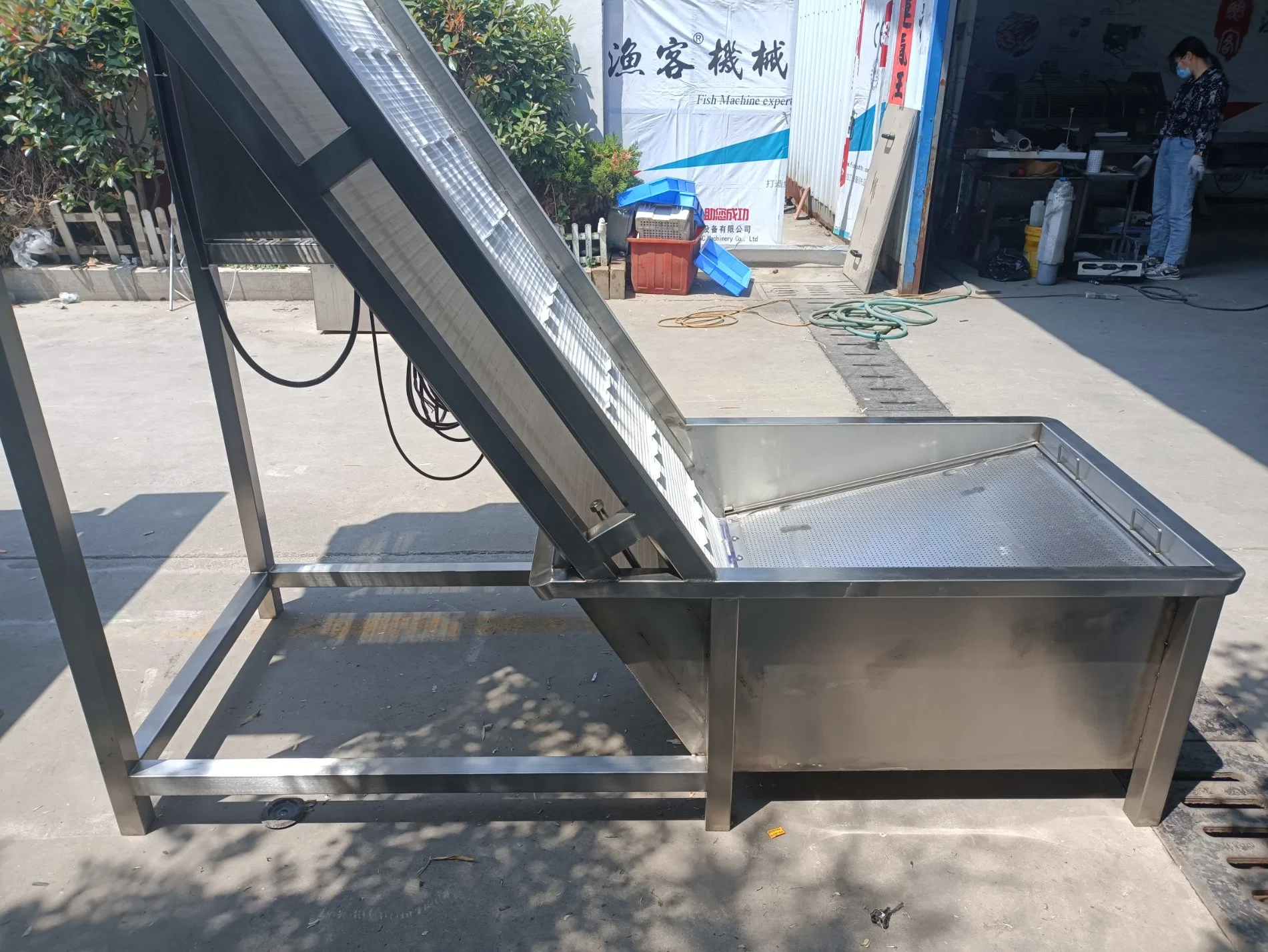 Electric Shrimp Peeler Machine Shrimp Prawn Peeling Machine