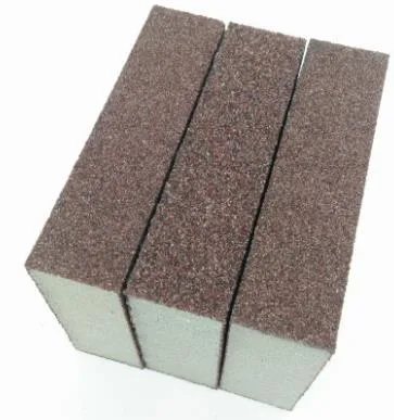 100*70*25mm Sharpness Silicon Carbide (Sic) Sander Abrasive Foam for Wood/Car/Leather/Glass