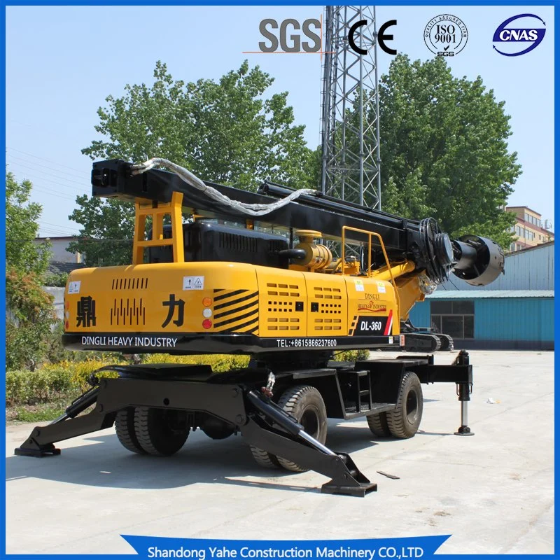 High Efficiency Hydraulic Rotary Engineering Drilling Rig for Pile Foundation