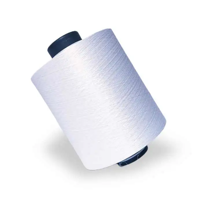 Custom Acy Scy High Elastic 150/48f +40d Ddb Polyester/Nylon Spandex Air Covered Yarn for Seamless Knitting Socks Denim Fabric