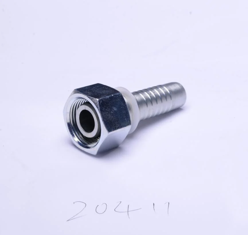 Carbon Steel SAE J514 Jic 37 Female Crimp Fittings Hydraulic Hose Fitting