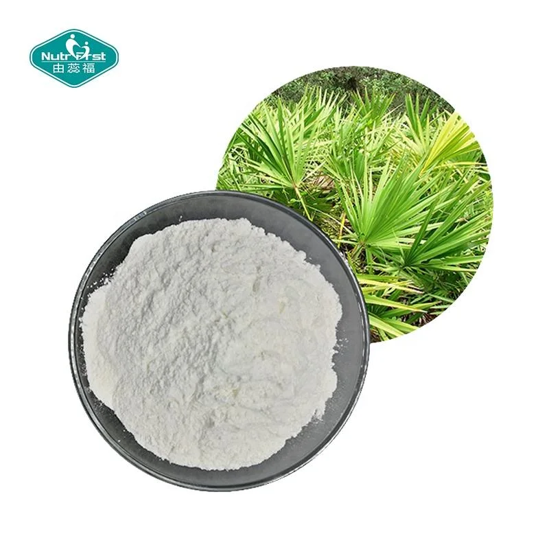 Total 25 %/45 % des acides gras en vrac d'alimentation de l'usine professionnels chinois Saw Palmetto Extrait de fruits en poudre