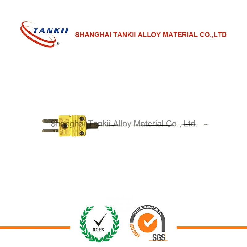 K type cable/ Soldering iron thermocouple sensor used for pipeline