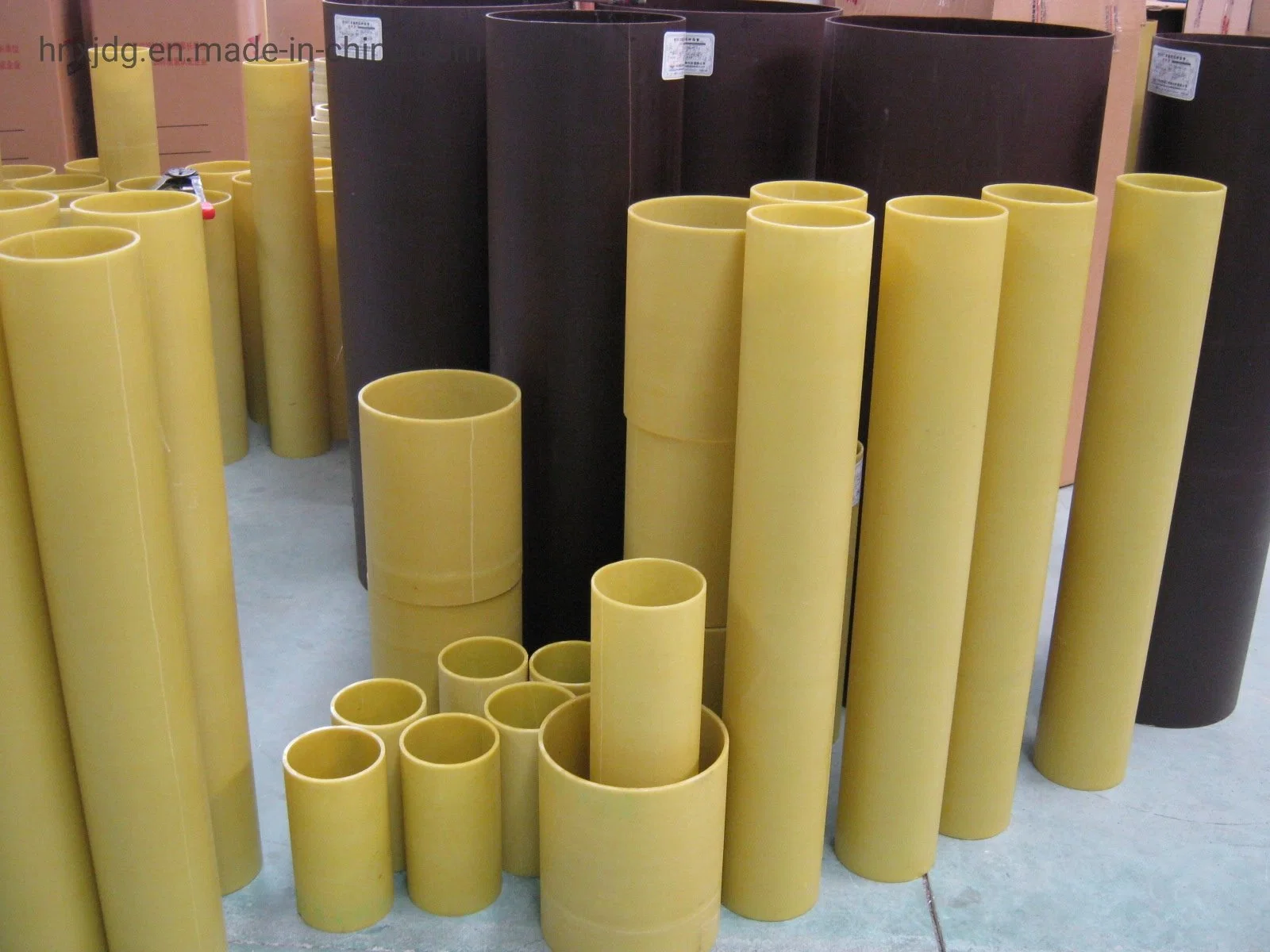 Epoxy Reisn Fiberglass Laminated Tube/Fr4 Tube