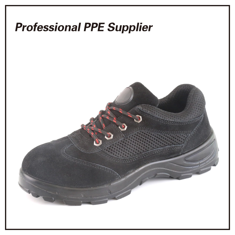 Inyección de PU de alta calidad de la seguridad de cuero zapato de trabajo