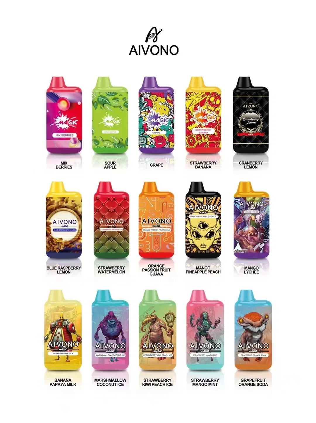 Good Quality Disposable E Cig Aim 5800 Puffs 15 Flavors 550mAh Battery