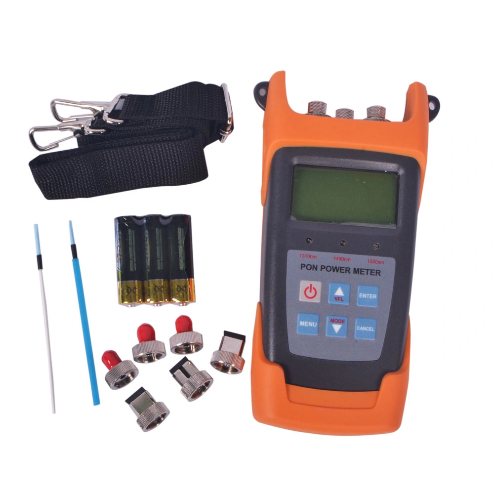 Handheld Optical Fiber Power Meter Power Meter Pon Fiber Optic Power Meter