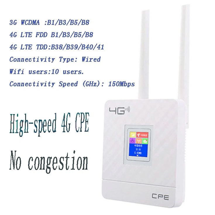 150Mbps High-Speed 4G CPE WiFi Router