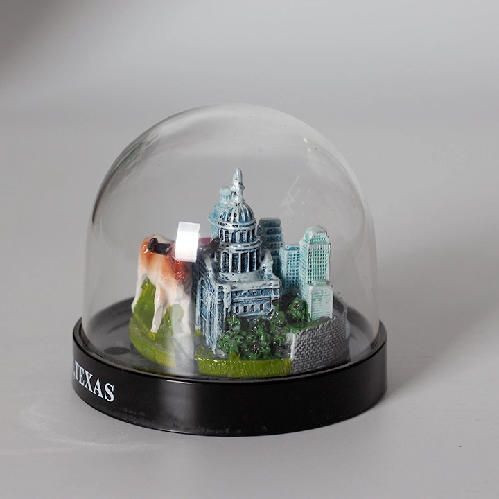 Cheap Price Mini Plastic Castle Snow Globe for Promotion Gifts