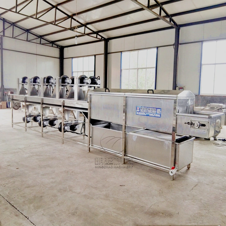 304 Stainless Steel High Pressure Industrial Vegetable and Fruit Cleaning Machine