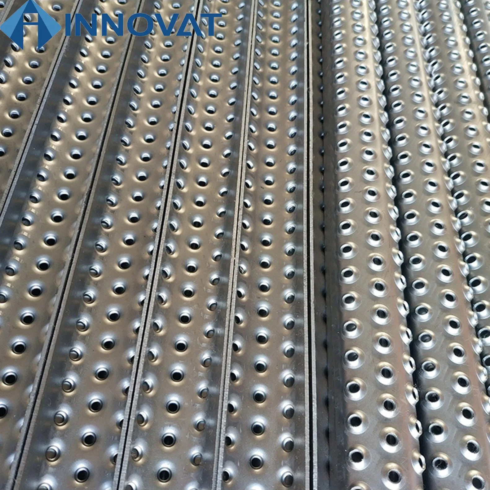 Traction Tread Ladder Rungs /Anti-Slip Hole Ladder Rung Covers Metal Rung Covers Traction Tread Ladder Rungs