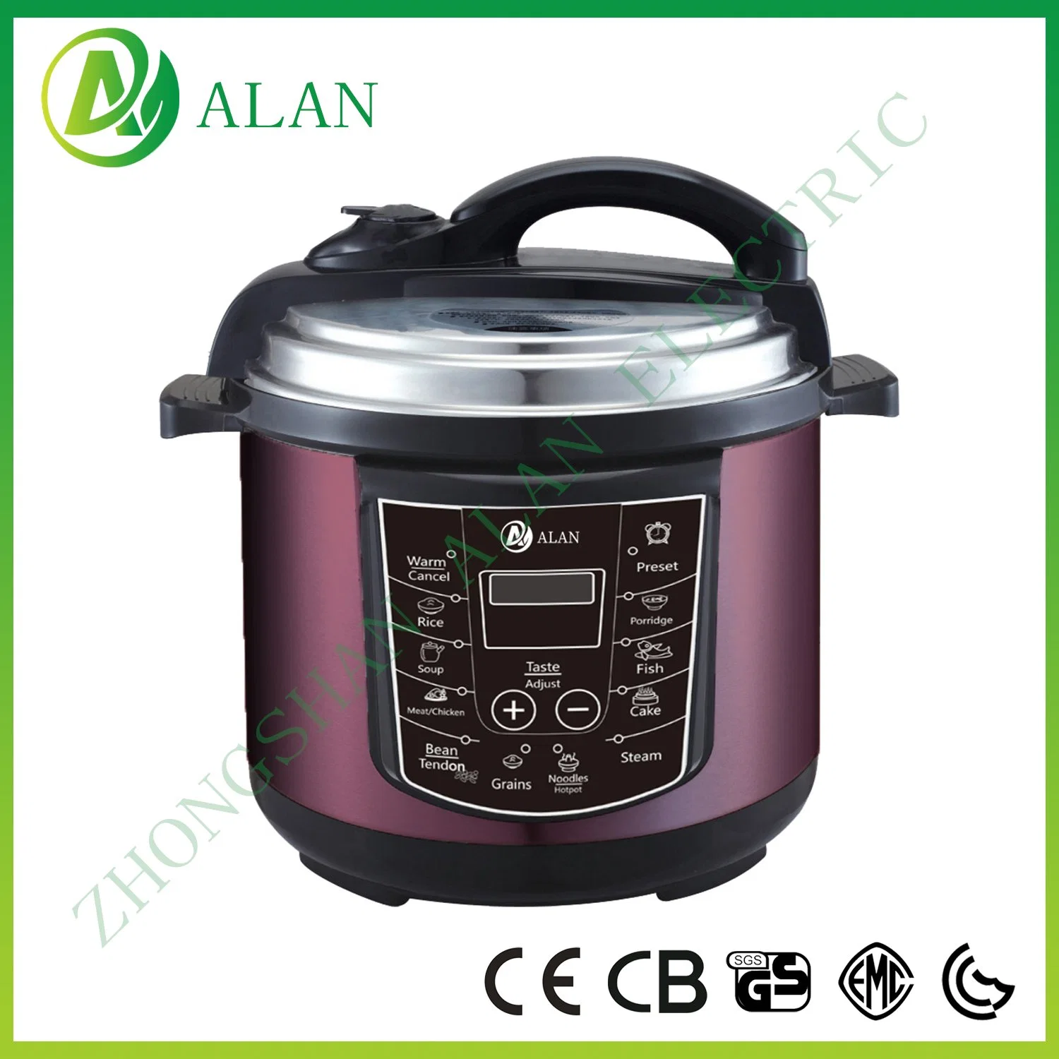 Home Kitchen One-Touch Knob Multifunctional 4qt 5qt 6qt 8qt 10qt 12qt Electric Pressure Cooker with Parts