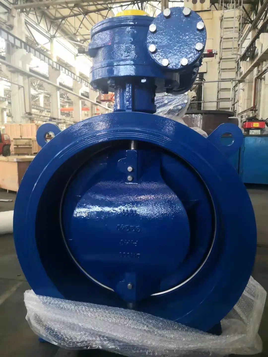 OEM Soft Seal Flange Type Double Eccentric Butterfly Valve