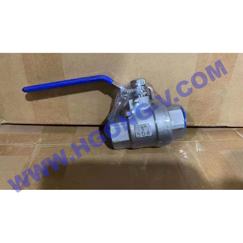 API/ANSI/DIN Steam 2PC Stainless Steel 316 DN80 PVC PTFE Thread Ball Valve with Electric Acutaotr