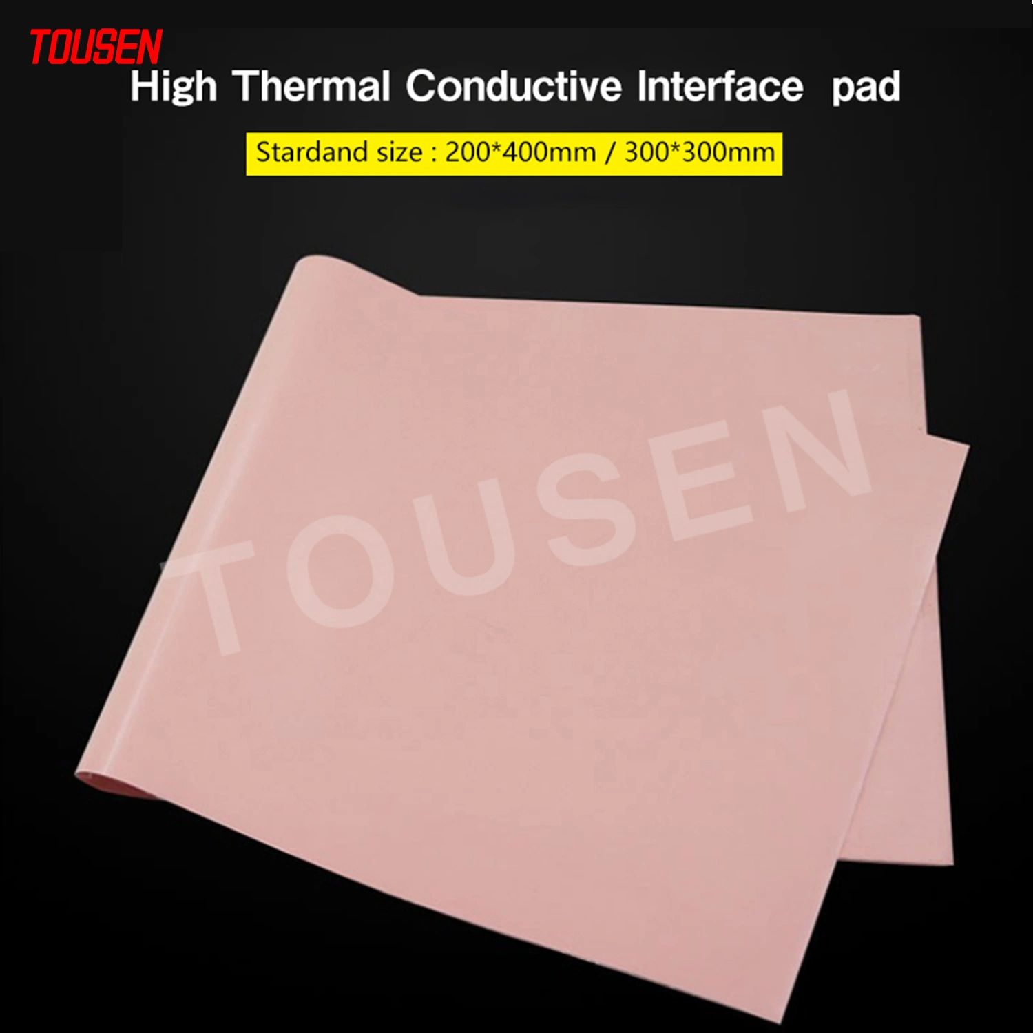 Thermal Interface Material Thermal Silicone Thermal Pad GPU with Long Life Hot Sales RoHS Recognized Insulation Pad