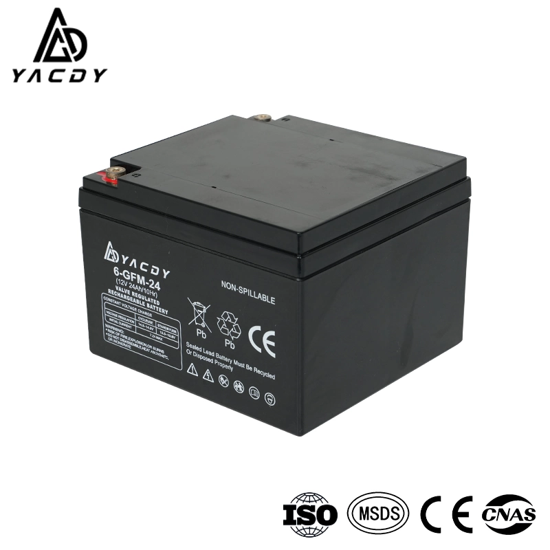 12V24ah AGM Gel Deep Cycle Solar UPS Storage Battery for Telecom