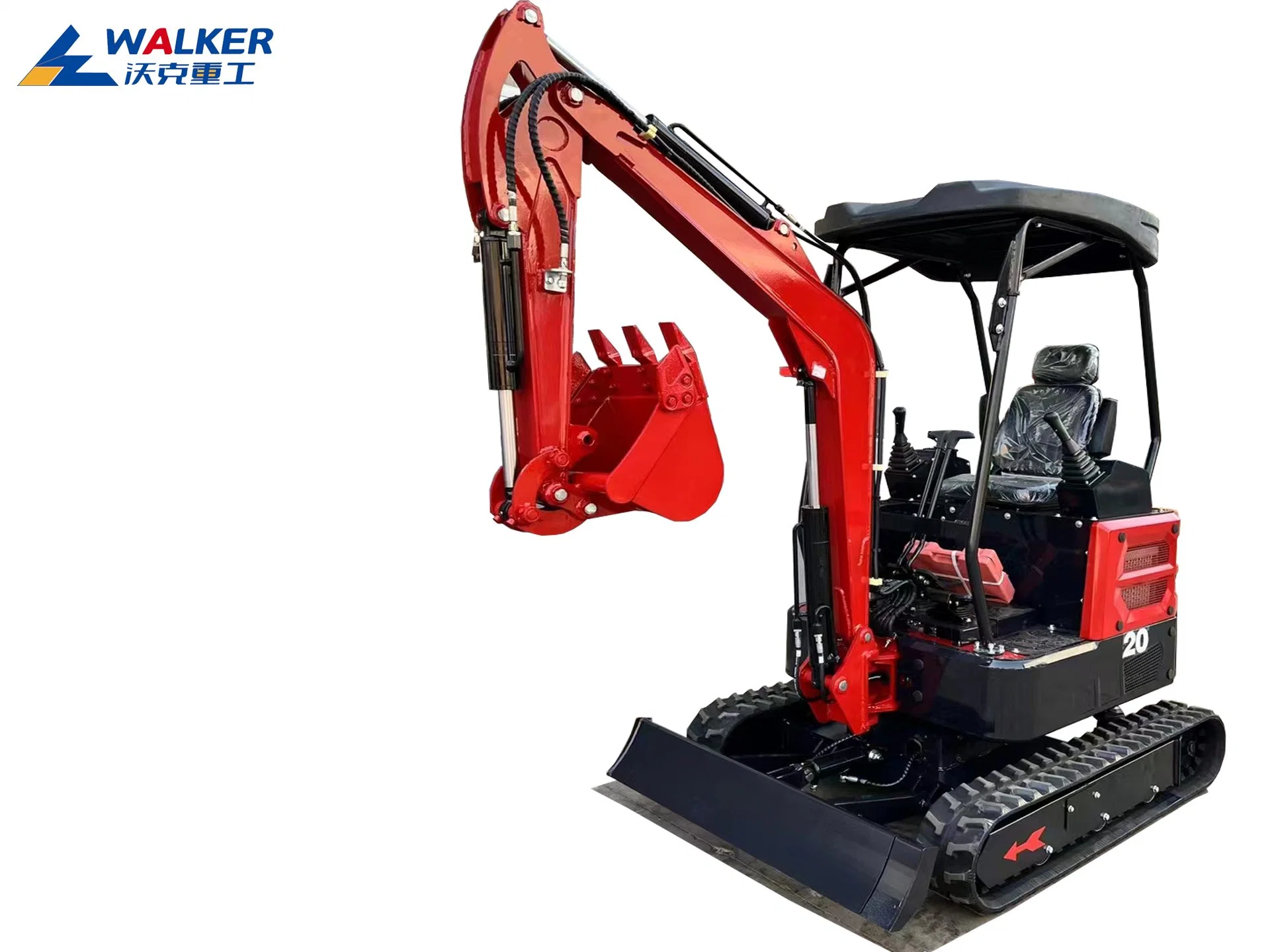 Walker Industrias pesadas miniexcavadora para la venta Granja Especial Sitio Maquinaria