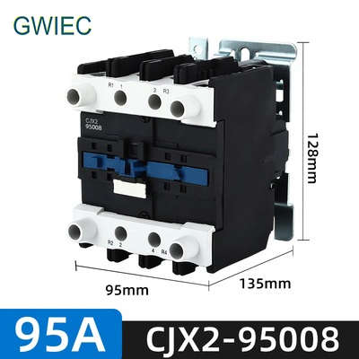 220V/440V 2no 2nc Cjx2 4 Pole Power Contactor LC1 D12004