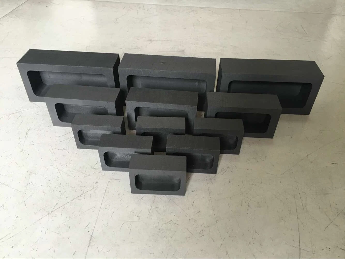 Graphite Ingot Mold for Melting Casting Mold for Gold Silver Copper Brass Zinc