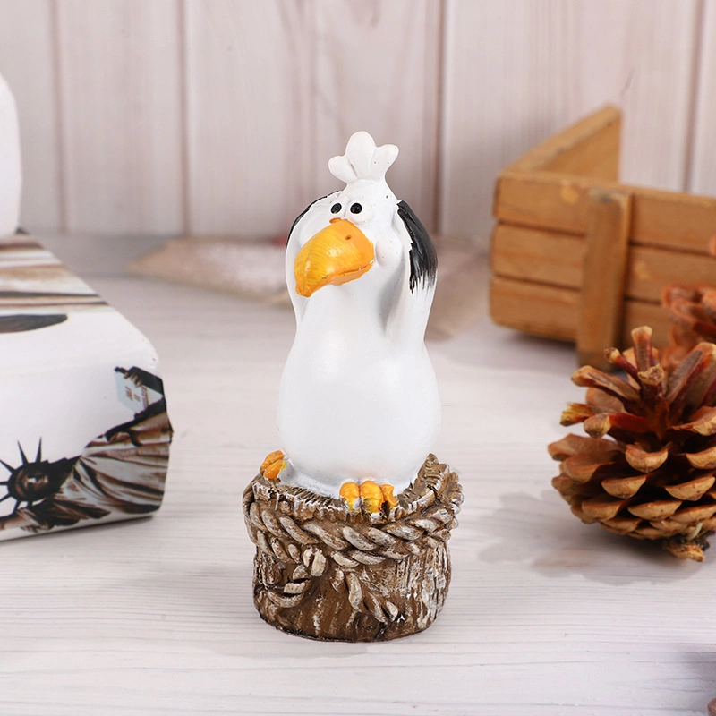 Décoration de bureau personnalisée cadeau de Noël Penguin maison décoration de bureau résine Décorations de Noël artisanales